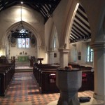 South Stoke Church with new column speakers and system